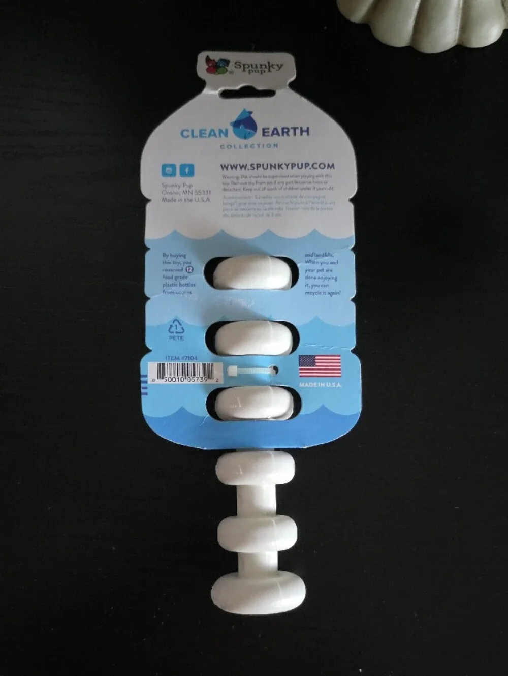 Clean Earth White Bath Toy - Eco-Friendly Kids Bath Accessory